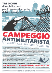 campeggio antimilitarista